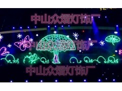 路灯杆希望之星图案灯 圣诞节装饰图1