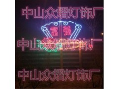 高跟鞋造型灯 蝴蝶图案灯 户外防水亮化 商场美陈灯图1