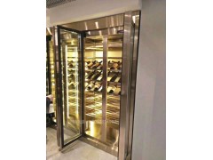 不锈钢酒柜红酒架别墅家用红酒恒温柜酒柜定制图1
