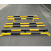 定制76管防撞护栏 黄黑U型护栏 考场常用护栏杆