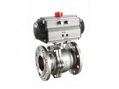 Q641F气动法兰球阀图1