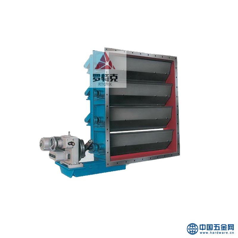 DJ9Z41bw电动矩形百叶式调节蝶阀_副本