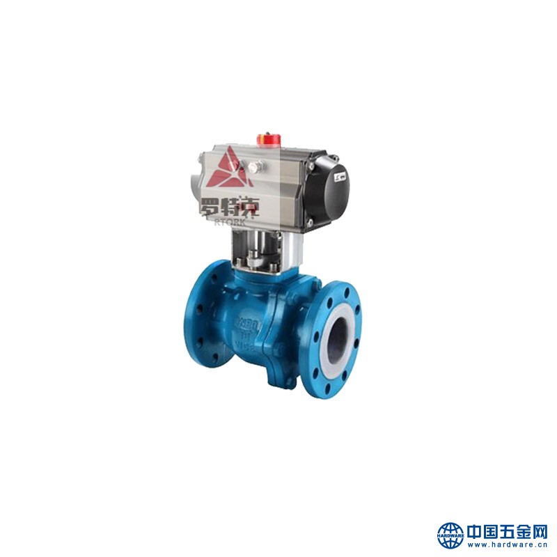 Q641F46气动衬氟球阀_副本