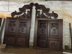 电动欧式雕花别墅围墙庭院大门图1