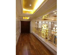 别墅室内高端精雕铝艺护栏图1