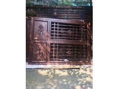 佛山金辉供应简洁大方铝艺双开大门图1