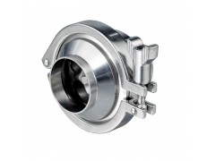 重庆304不锈钢卫生级焊接止回阀  阀门厂家直销图1