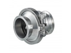 重庆304不锈钢卫生级快装止回阀 阀门厂家直销图1