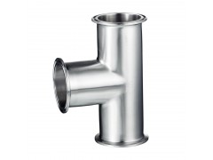 重庆不锈钢卫生级快装三通 厂家发货图1