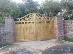 高档小区进户商品进户铝艺大门图1