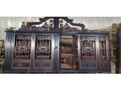 高端别墅铝艺门拉手庭院大门图1