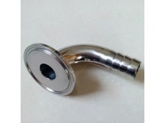 重庆不锈钢90度快装皮管弯头 规格齐全 可定制图1