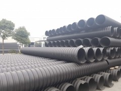 宜宾泸州昭通HDPE钢带波纹管HDPE钢带增强管生产厂家图1