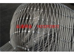 河南不锈钢绳防坠网，湖北钢丝绳编织围栏网图1