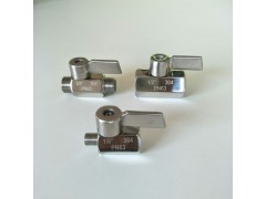 坤泰精铸 不锈钢手柄迷你球阀 宝塔球阀图1