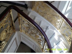 新曼别墅欧式室内铜艺楼梯工厂直销图1