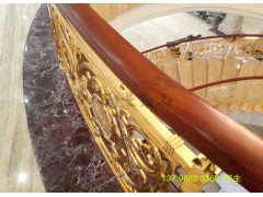 新曼铜艺楼梯护栏 展现古典与现代美图1