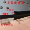 鑫奥优供应车库门密封条卷帘门底部防尘挡水条