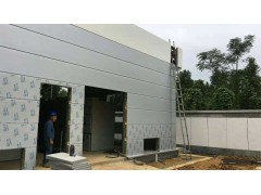 南通翔展横铺式岩棉彩钢夹芯板 岩棉夹芯板横铺图1