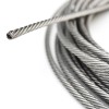 耐磨不锈钢丝绳 304L不锈钢彩色包塑绳 缆车绳价格