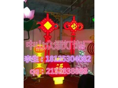 西安道路亮灯灯饰亚克力发光照明可定制福字led中国结图1