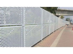 珠海工地烤漆冲孔板护栏定制 佛山路边防尘冲孔板围挡款式图1