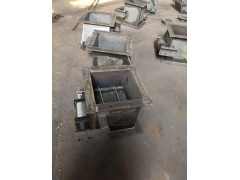 双层单门气动翻板阀图1