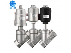 JZ615F不锈钢气动内螺纹角座阀TS厂家图1