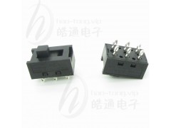 皓通H25-1622 电动工具调速6脚2位2档大电流滑动开关图1