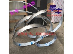 不锈钢圆弧形天花吊顶背景墙装饰条 u型包边侧面拉弯圆形图1