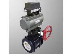 气动陶瓷球阀|陶瓷球阀特点_上海中鼎阀门图1