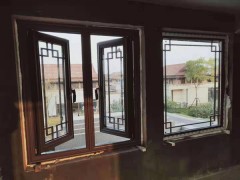 冠墅阳光新中式卧室门窗个性化定制 5年质保图1