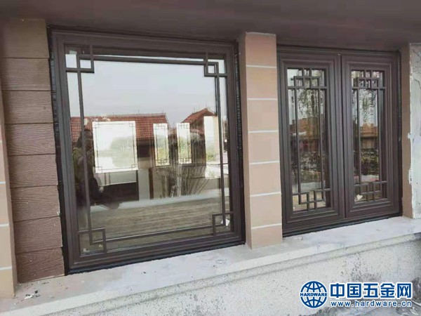 别墅中式铝合金门窗 (8)