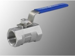 一片式球阀 结构图|不锈钢球阀两片式一片式_上海中鼎阀门图1