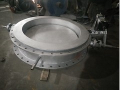 DS9113水冷式超高温蝶阀厂家双金阀门供应图1