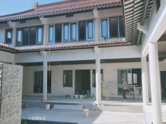 四合院翻新铝合金仿古门窗 老房改造节能门窗定制厂家图1