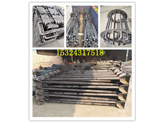 Q235材质Q345/16猛地脚双头U型丝预埋件钢结构连接件图1