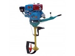 操作灵活卧式柴油船外机 好用方便柴油船挂机 小型挂桨机图1