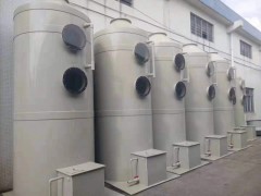 废气处理喷淋塔 pp塔水淋塔环保型废气处理整套设备图1