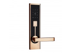 宾馆门锁磁卡锁感应锁酒店刷卡锁智能门锁公寓app远程密码锁图1