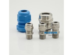 不锈钢格兰头固定头IP68防水接头M50M60M63图1