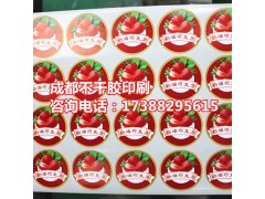成都不干胶厂家 彩色铜版纸标签 食品包装贴纸 商标印刷图1