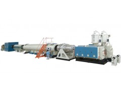 PE大口径供排水管生产设备 中空壁缠绕管机器图1