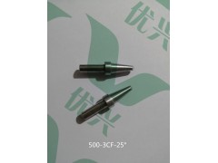500-3CF-25°马达压敏焊锡机烙铁头图1