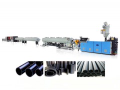 供应pe大口径管材挤出设备/燃气供排水管生产线图1