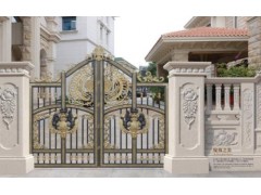 成都温江铝艺大门栏杆图1