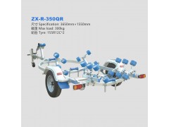 热镀锌钢游艇船用拖车架图1