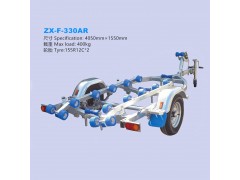 热镀锌钢游艇船舶拖车架图1