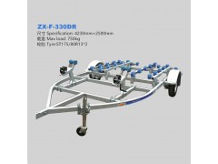 热镀锌钢游艇船舶挂车图1