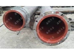 钢衬胶耐磨管道 电厂用管道图1